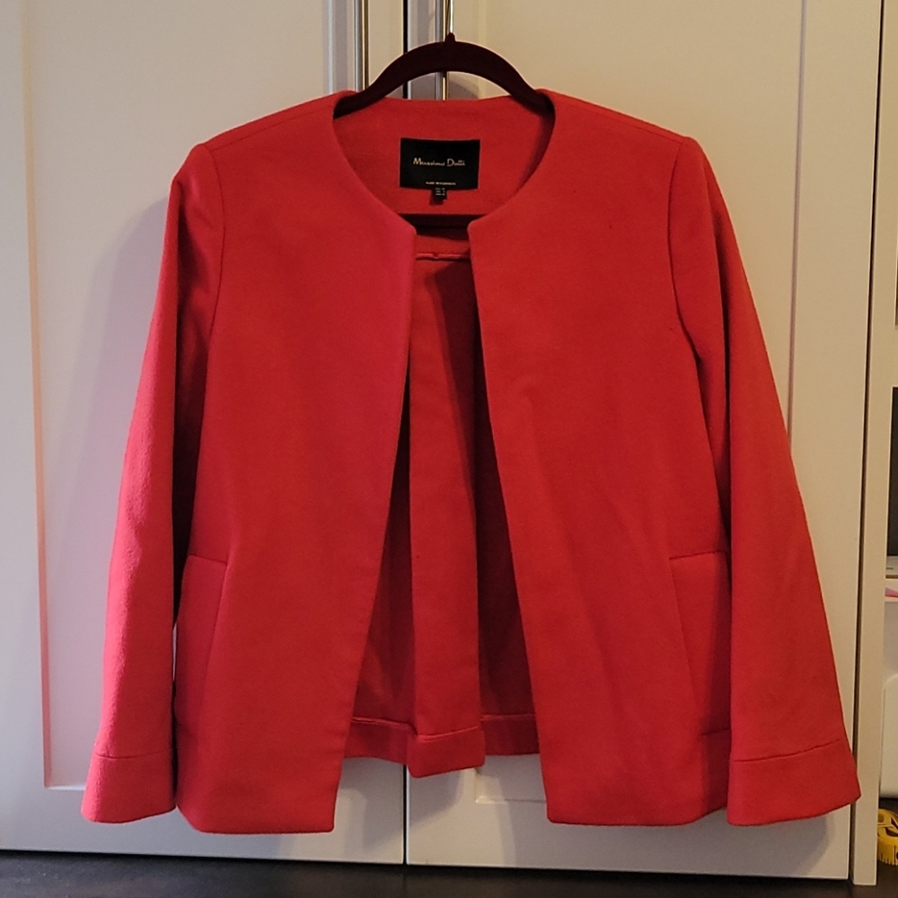 Massimo Dutti gorgeous burnt orange jacket